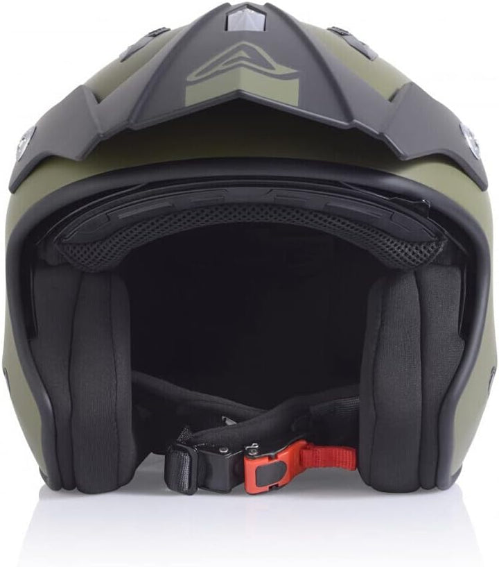 Acerbis Unisex-Adult Aria Jet Helmet, Oliv, XS