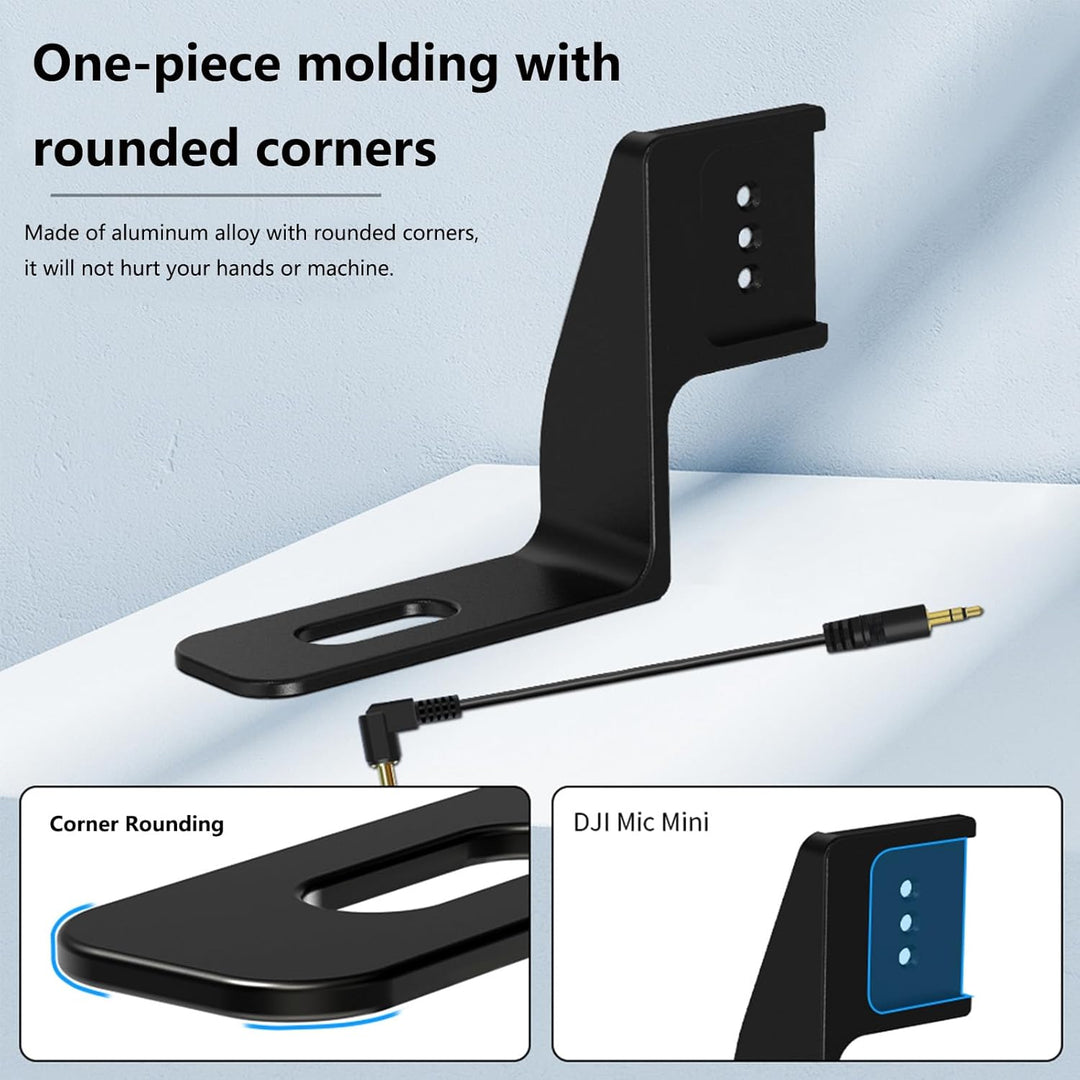 Mic Cold Shoe Extension Bracket Adapter Mount for Insta360 X4/X3/ONE X2 Camera Compatible with DJI M