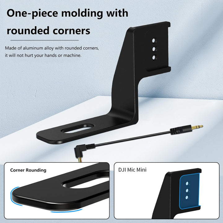 Mic Cold Shoe Extension Bracket Adapter Mount for Insta360 X4/X3/ONE X2 Camera Compatible with DJI M