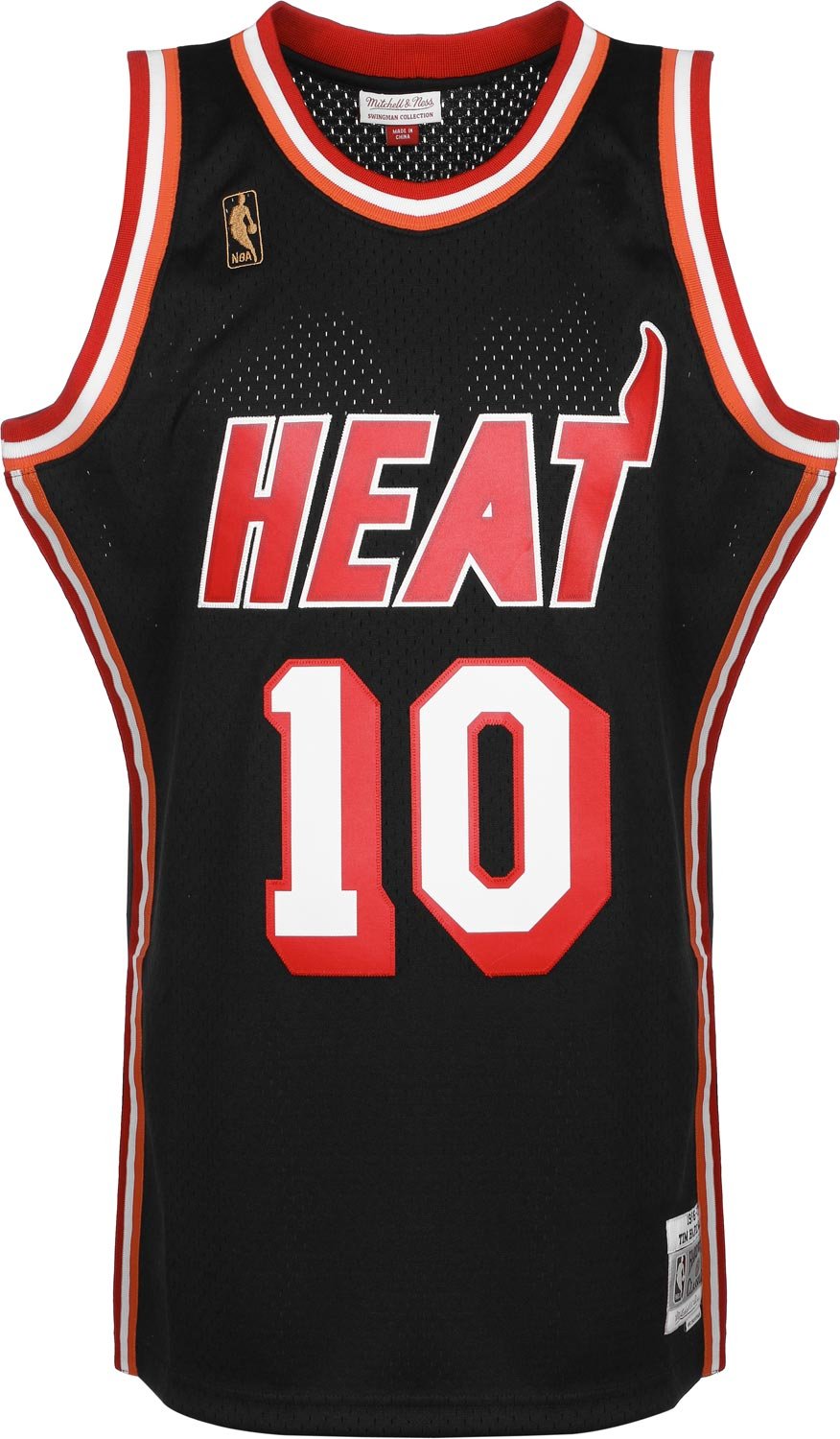 Mitchell &amp; Ness NBA Miami Heat Tim Hardaway 1996-97 Swingman Jersey XXL Schwarz, XXL Schwarz