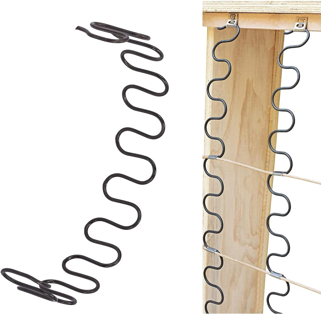 Carkio Ersatz-Federn für Sofa, 4 Stück, 31in (78.74 cm) Feder mit 16 Stück S-Clips, 4,0 Draht-Durchm