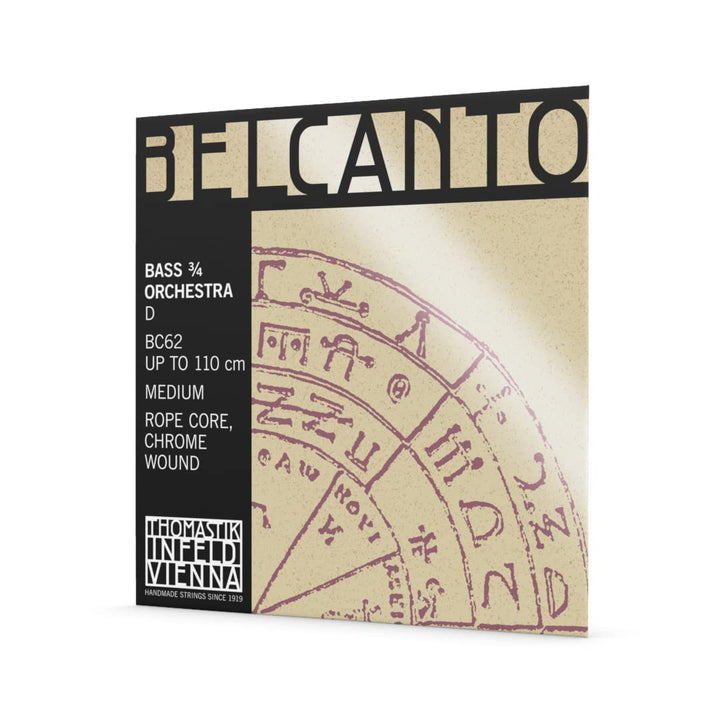 D Belcanto Kontrabass 3/4 Kerndraht verchromt