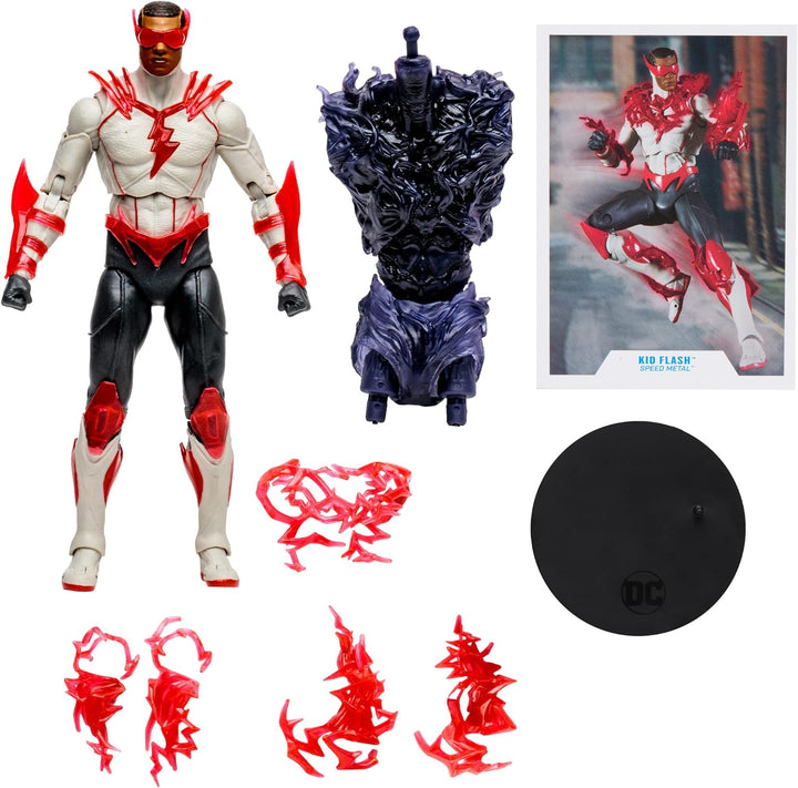 McFarlane Toys - DC Build-A 7IN Figures WV9 - Speed Metal - Kid Flash Modern, Modern