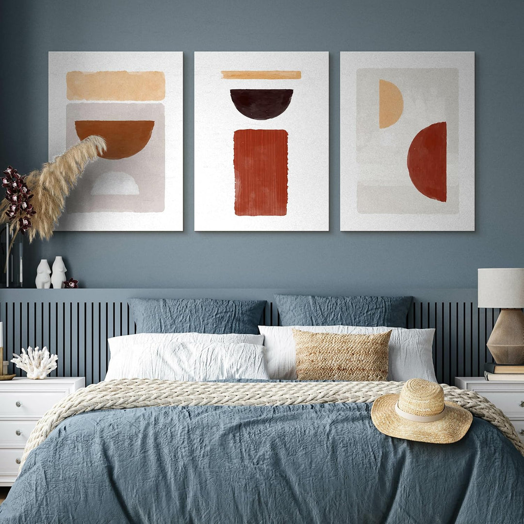 Muralo - Wandbilder Set - Leinwand Bilder Set Aufhängefertig - Bilder für Wohnzimmer Schlafzimmer -