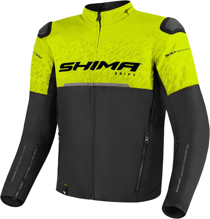 SHIMA DRIFT Motorradjacke Herren | Leichte, Atmungsaktive Sommer Mesh Motorcycle Stadt Textiljacke M