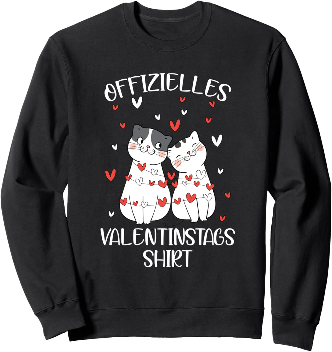 Offizielles Valentinstagsshirt Verliebte Pärchen Liebespaar Sweatshirt