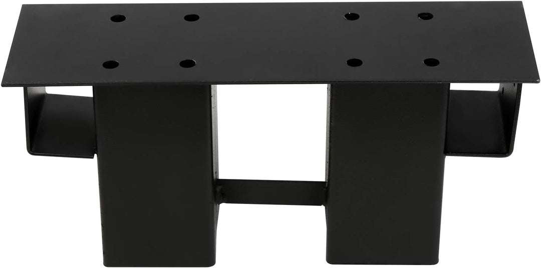 Yakimz 4er Set Holzstapelhilfe, Stabile Brennholz-Stapelhilfe, Schwarz Holzstapelhalter Kaminholzhal