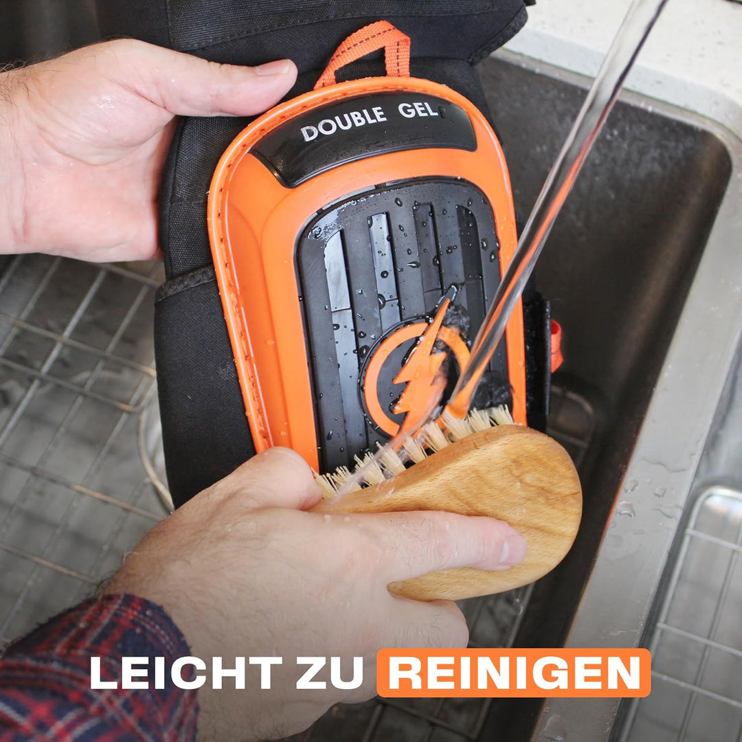 Thunderbolt Knieschoner für Männer, Bau-Knieschoner für die Arbeit für Männer und Frauen, mit Doppel