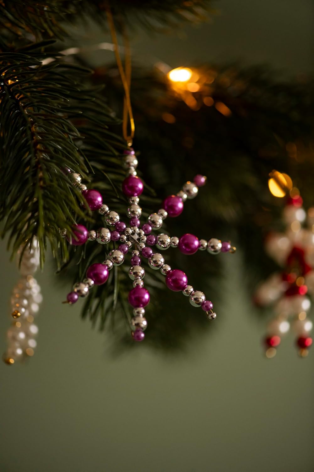 Betzold Drahtsterne-Komplett-Set | Bastelset, Weihnachtsdeko, Baumschmuck, für Kita und Schule lila/