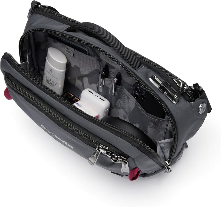 Pacsafe Pacsafe Exp 12" Sling Crossbody Umhängetasche Slate, Slate