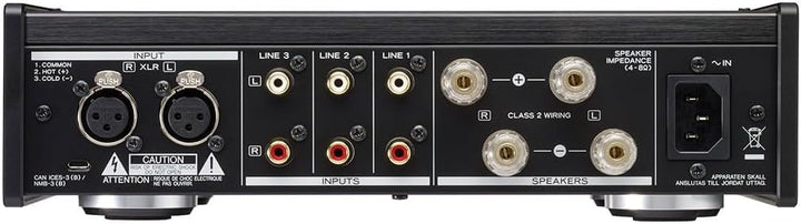 Teac AX-505-S Stereo Vollverstärker (115 Watt je Kanal, Stromsparfunktion, Kopfhörerverstärkerschalt