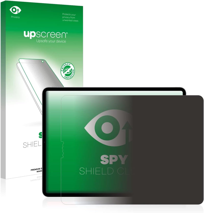 upscreen Anti-Spy Blickschutzfolie für Apple iPad Pro 12.9" WiFi Cellular 2021 (im Querformat, 5. Ge