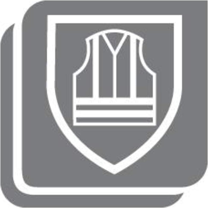Elysee Warnschutz Latzhose"Metz" Grösse, 1 Stück, 50, orange/grau, 22739-50, 50