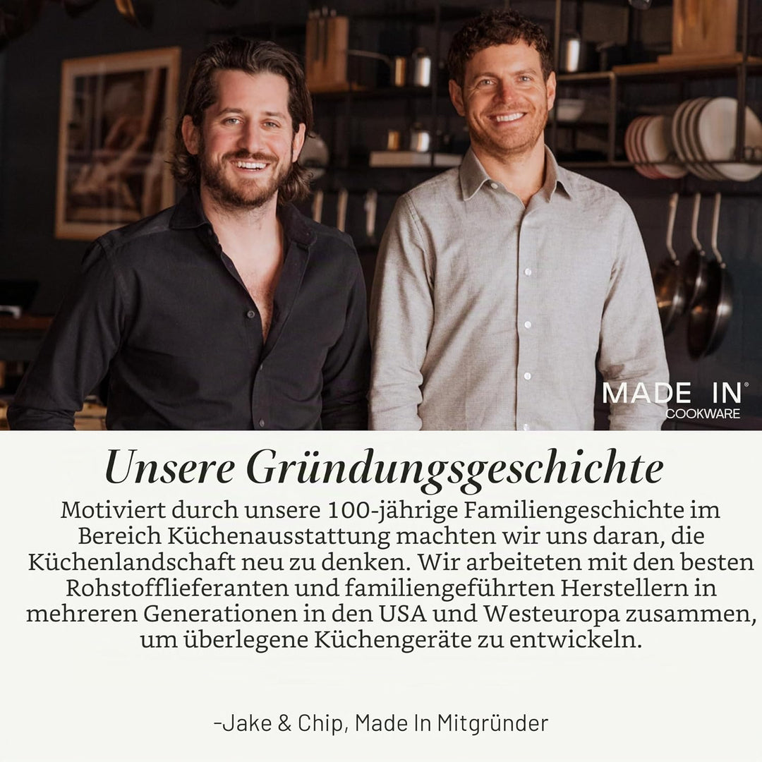 Made In Cookware – 20,3 cm Edelstahl-Bratpfanne – 5-lagige Edelstahlbeschichtung – Professionelles K