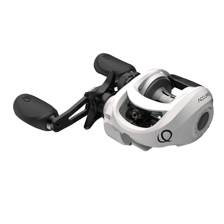 Zebco Quantum Accurist Baitcast Fishing Reel, Size 100 Reel, Oversized Non-Slip Handle Knobs and Con