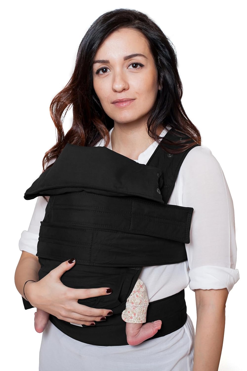 marsupi Classic Babytrage - Neugeborene von der Geburt bis zu 15 kg - Baby Erstaustattung - Klett-Ve