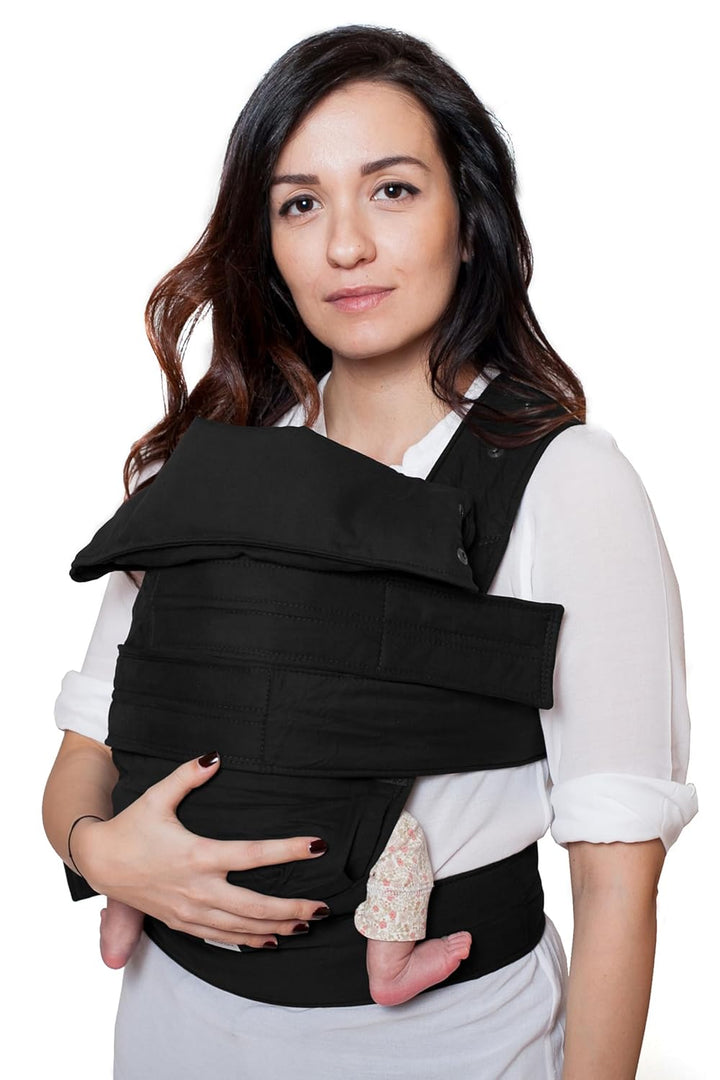 marsupi Classic Babytrage - Neugeborene von der Geburt bis zu 15 kg - Baby Erstaustattung - Klett-Ve