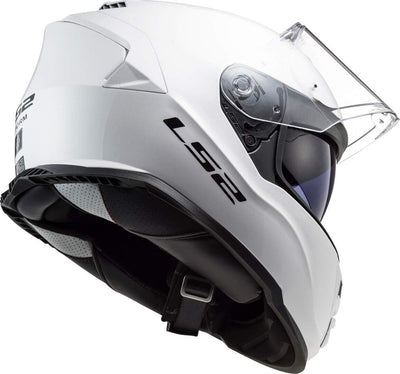 LS2 1080010023XL Motorradhelm Full Face FF800 Storm Solid, Unisex, Weiss, 3XL 3XL Bianco, 3XL Bianco