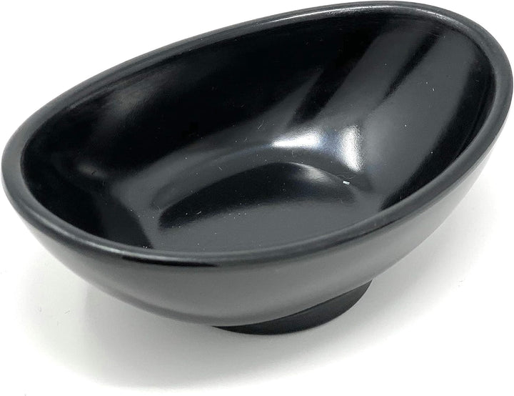 4x Dipschalen Melamin Set Schwarz 759 Snackschale Servierschale Klein Mini Saucenschälchen Soja Schw