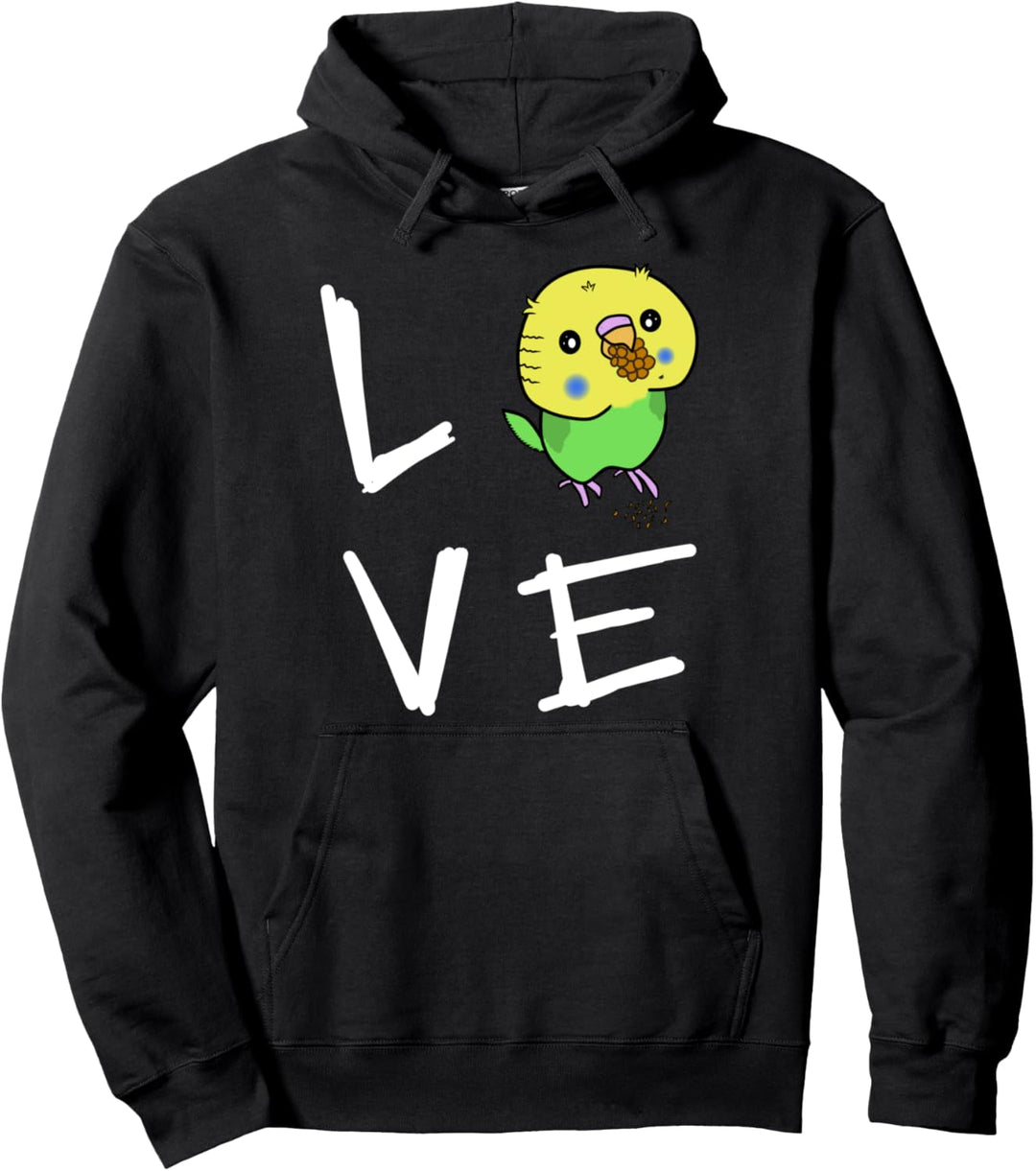 Wellensittich Liebe - Wellensittich Love Pullover Hoodie