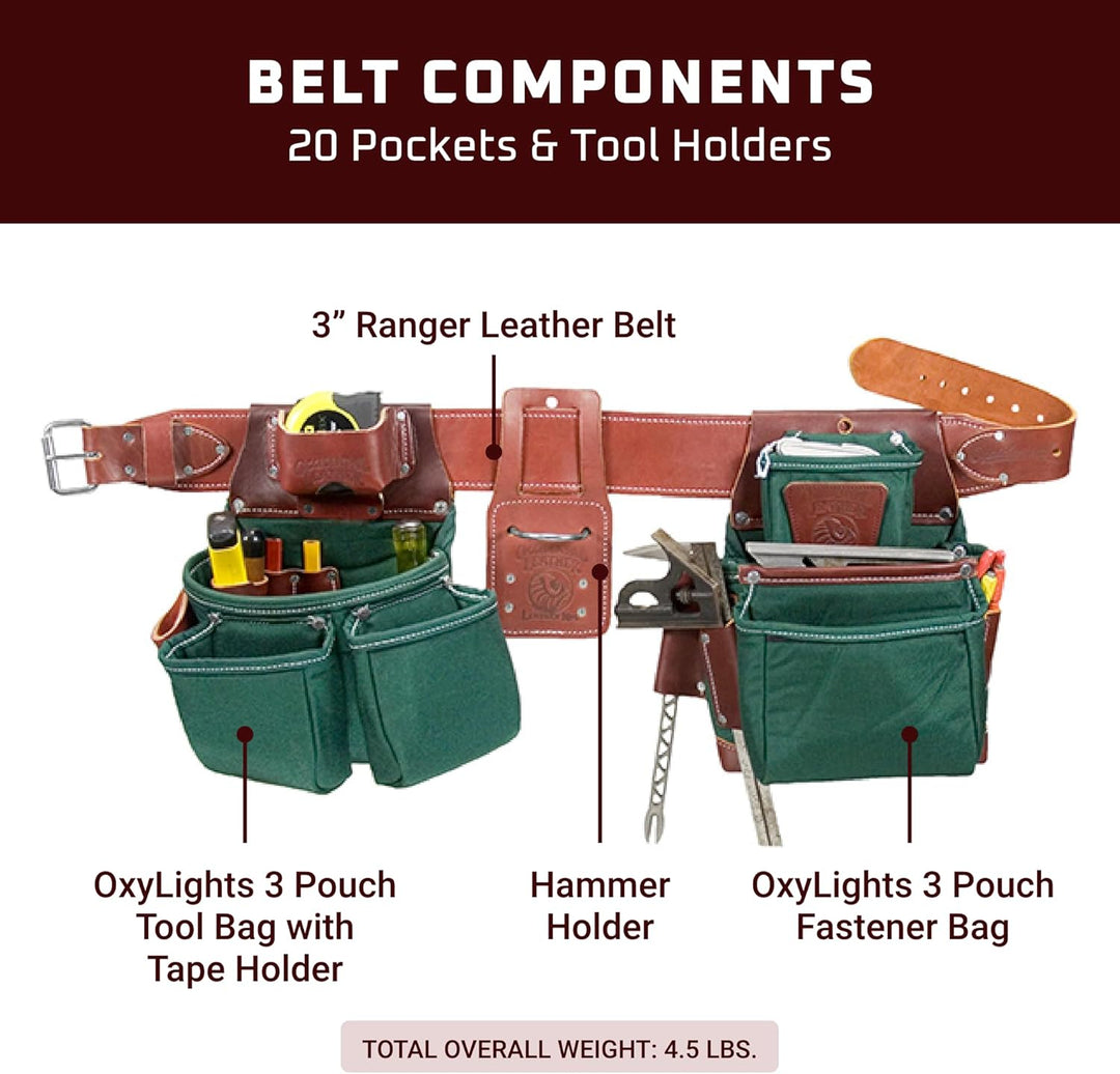 Occidental Leather Werkzeuggürtel, 8080DBLH LG left hand-large, left hand-large