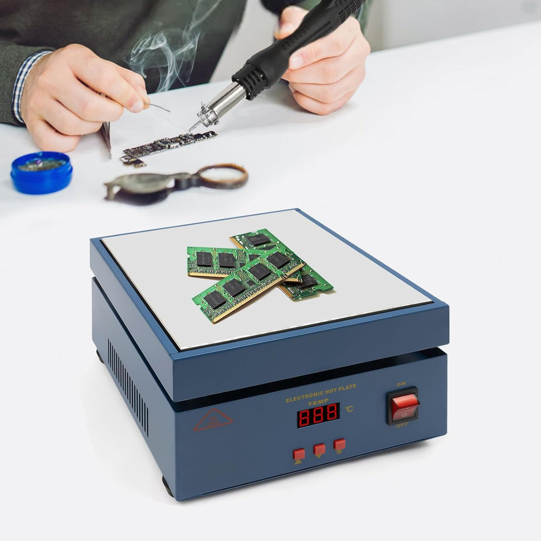 800W Elektrische Heizplatte Lötstation Soldering Station - Löten Vorheizen Bahnhof - Schweisser Heiz