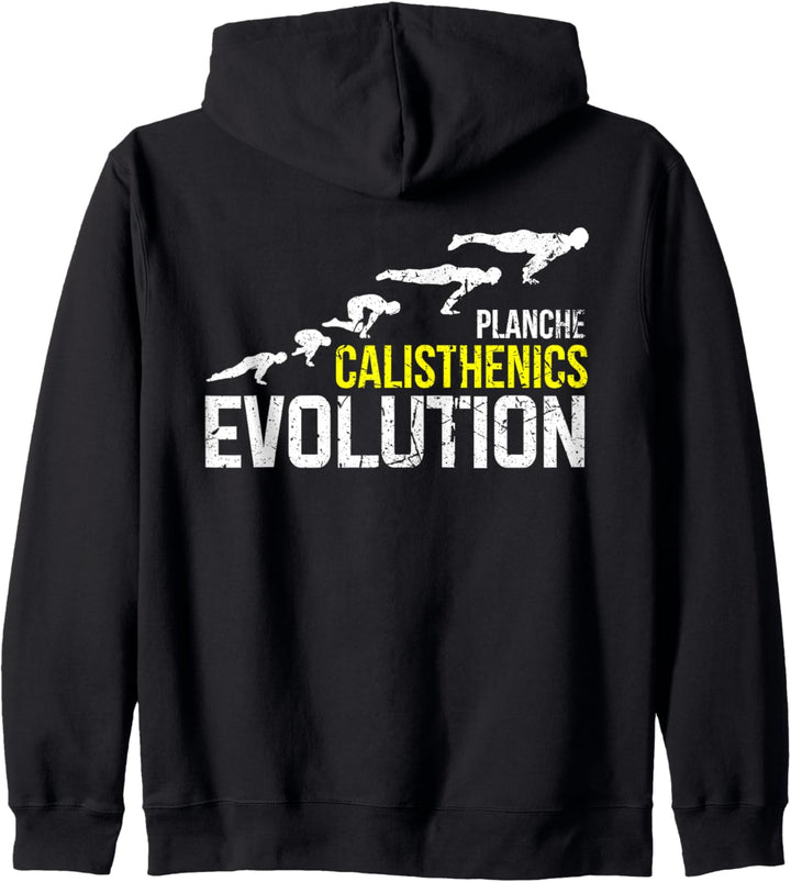 Planche Calisthenics Evolution Street Workout Kapuzenjacke