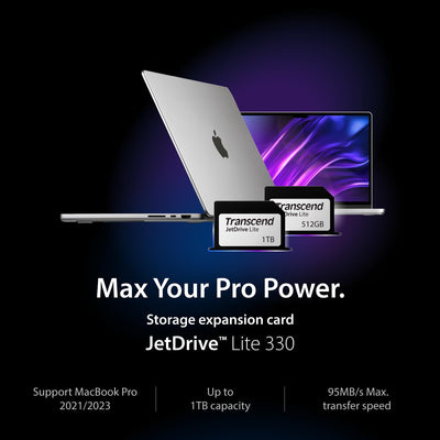 Transcend 512 GB JetDrive Lite extra Speicher-Erweiterungskarte für MacBook Pro MacBook Pro 14" & 16