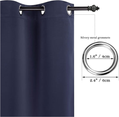 PiccoCasa 2er Set Gardine für Küche Polyester Scheibengardine Kurzgardine Blickdicht Kleine Gardine