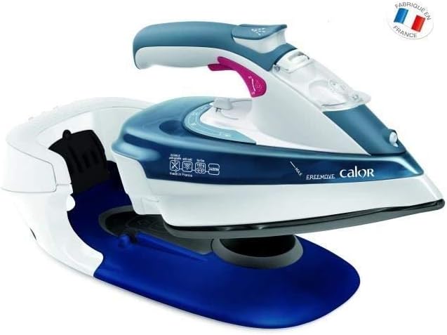 Calor fv9960 C0 Freemove Dampfbügeleisen, kabellos blau 2400 W