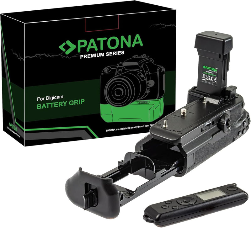 PATONA Premium BG-R10 Batteriegriff mit 2.4G Fernbedienung - Kompatibel mit EOS R5 R5c R6 R6 II R6II