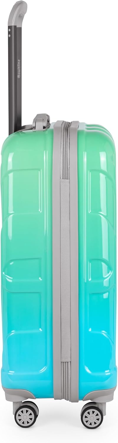suitline - Handgepäck Hartschalen-Koffer Koffer Trolley Rollkoffer Reisekoffer, TSA, 55 cm, ca. 34 L