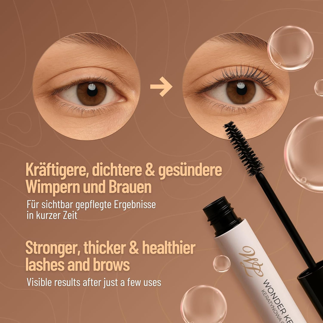 Keratin Booster 7 ml – Pflege nach Wimpernlifting & Brow Laminierung – Für Wimpern und Augenbrauen –