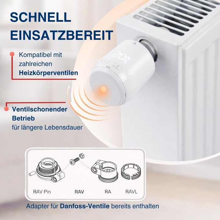 Eurotronic Comet Zero Matter, Energiesparregler mit Funkstandard Matter (individuell programmierbar,