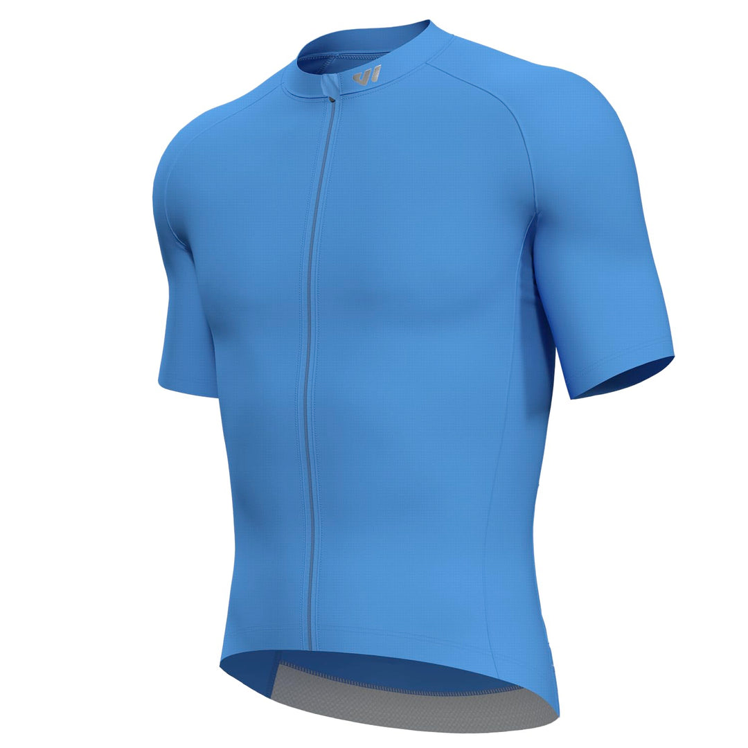 Lo.gas Radtrikot Herren Kurzarm, Rennrad Trikot Durchgehender Reissverschluss mit 3 Taschen XL Kurza