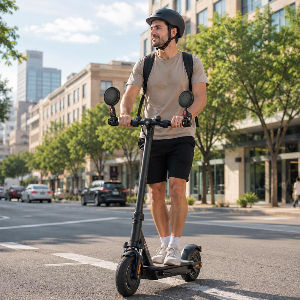Rückspiegel für Segway Ninebot ZT3 G2 G3 E3 F3, 2er-Set 360° drehbar klappbar E Scooter Zubehör, Acr
