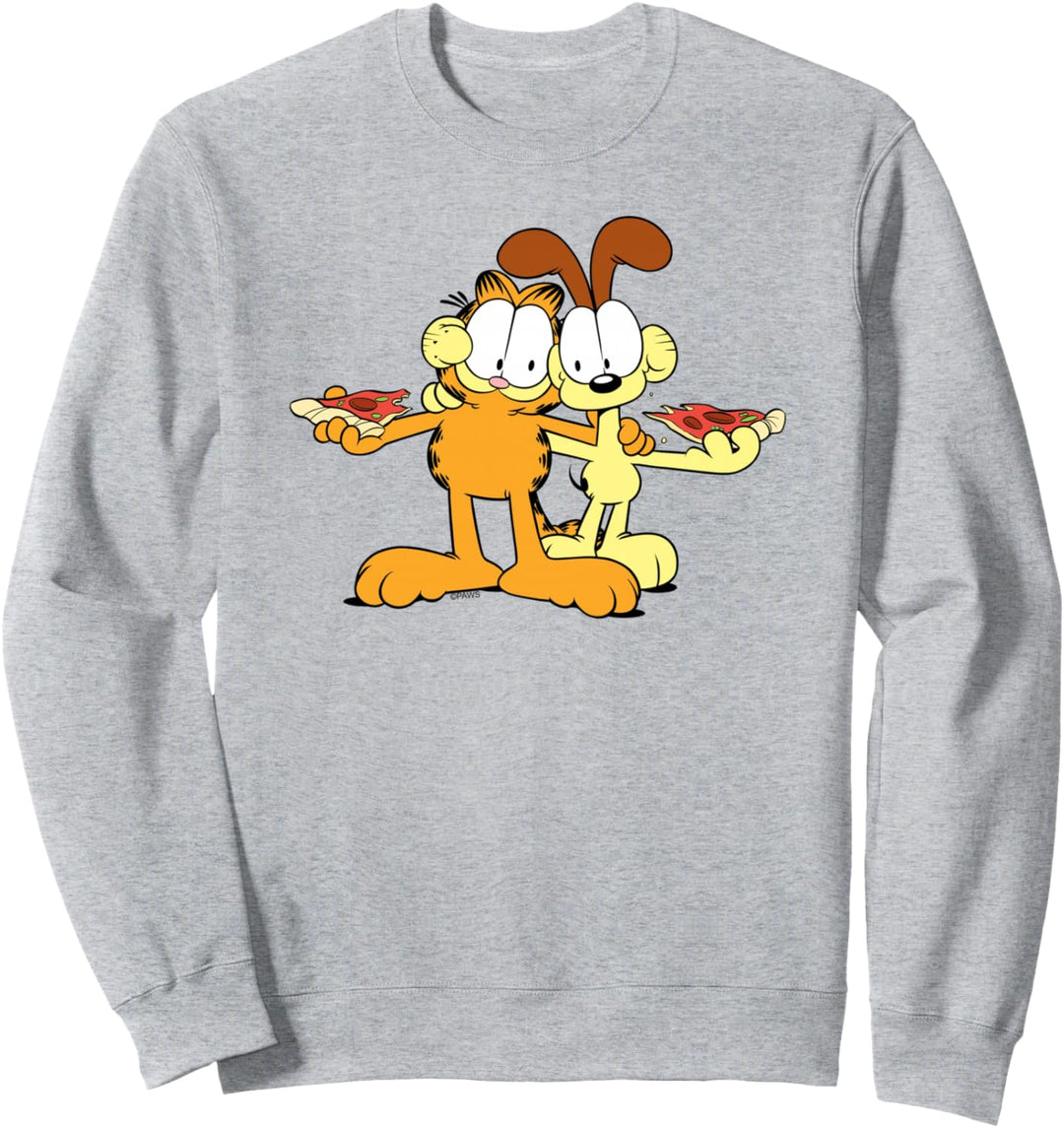 Garfield & Odie Pizza-Umarmung Sweatshirt