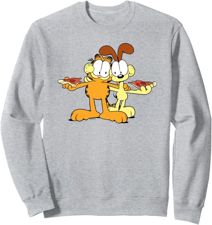 Garfield & Odie Pizza-Umarmung Sweatshirt