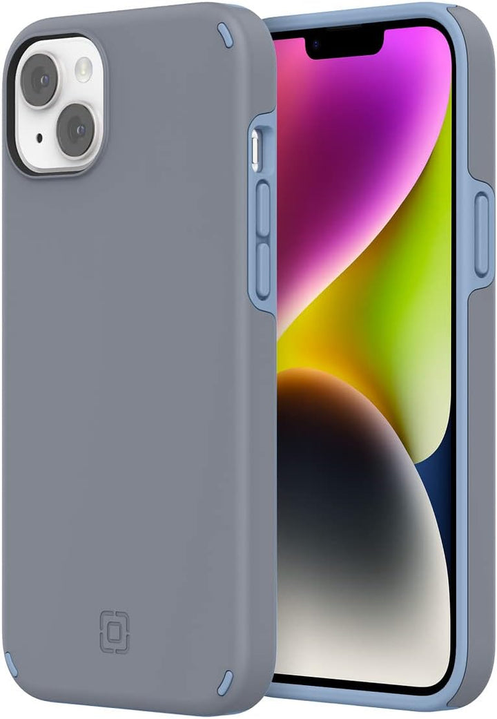 Incipio Duo Handyhülle für iPhone 14 Plus, Tradewinds Glocke In Grau/Blau, Tradewinds Glocke In Grau