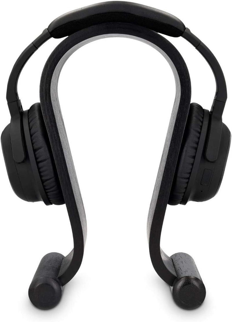 kalibri Kopfhörerhalter Kopfhörerständer Universal aus Holz - Kopfhörer Halter Headset Halterung - O