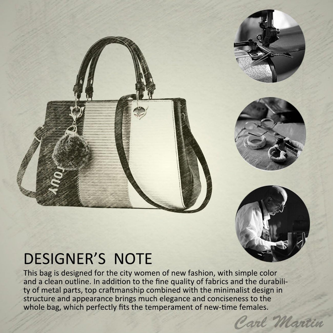 NICOLE & DORIS Damen Handtasche Umhängetasche Henkeltasche Kuriertasche Elegant Damen Handtaschen mi