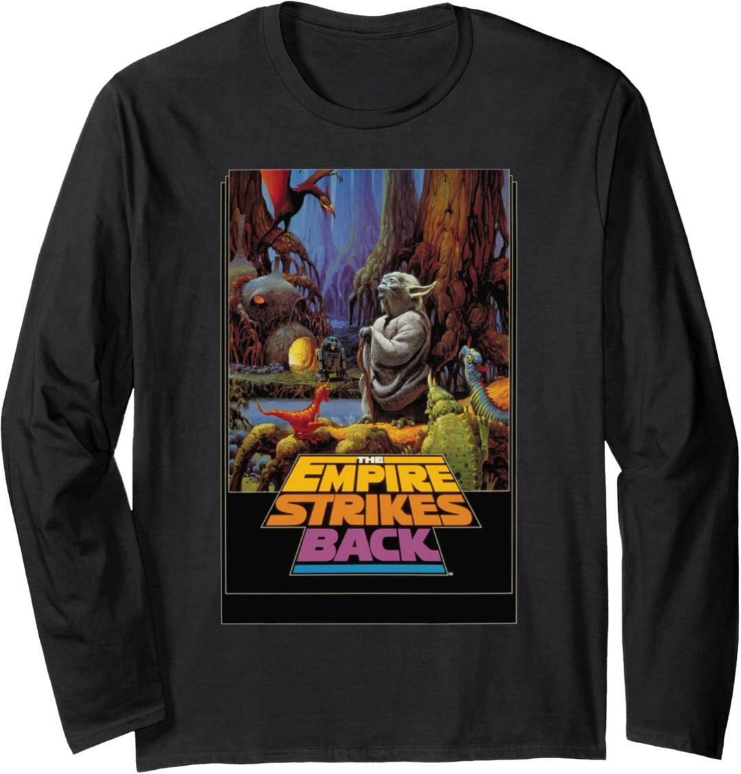 Star Wars The Empire Strikes Back Yoda Langarmshirt