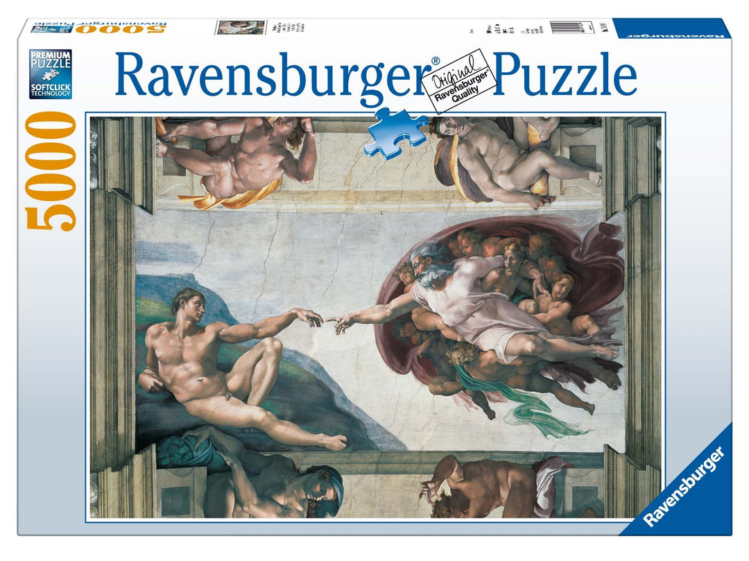 Ravensburger - Michelangelo - Die Erschaffung des Adam, 5000 Teile Puzzle