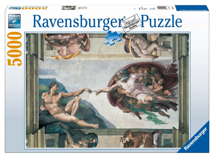Ravensburger - Michelangelo - Die Erschaffung des Adam, 5000 Teile Puzzle