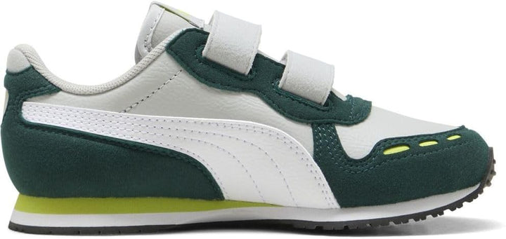PUMA Unisex Kinder Cabana Racer Sl 20 V Ps Sneaker 28 EU Cool Light Gray Puma White Dark Myrtle Lime