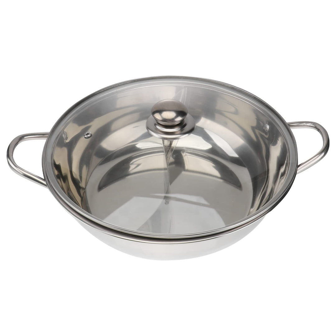 Cabilock Multifunktionaler Induktionskochtopf Mit Glasdeckel Für Hot Pot Und Familienfeiern Geschmac