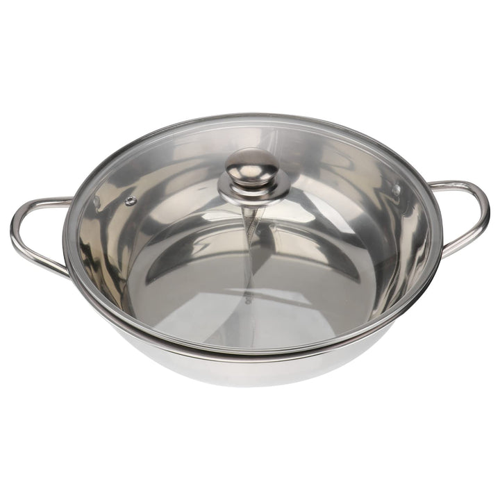 Cabilock Multifunktionaler Induktionskochtopf Mit Glasdeckel Für Hot Pot Und Familienfeiern Geschmac