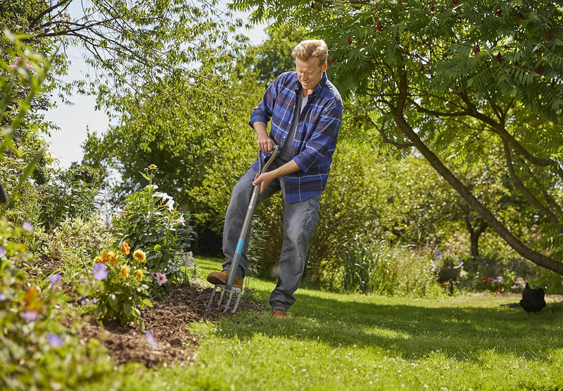 Gardena NatureLine Spatengabel: Grabegabel zum Umgraben und Auflockern, aus FSC-zertifiziertem Esche