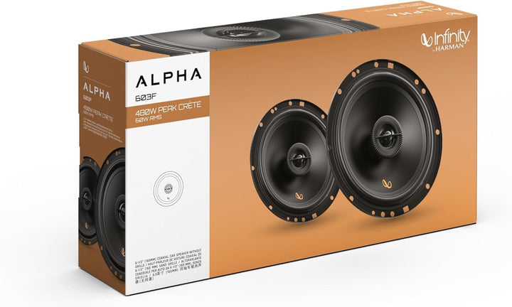 Infinity Alpha 603F 3-Wege Koaxial Lautsprecher Auto 16,5cm, 6,5 Zoll, von Harman Kardon Car HiFi mi