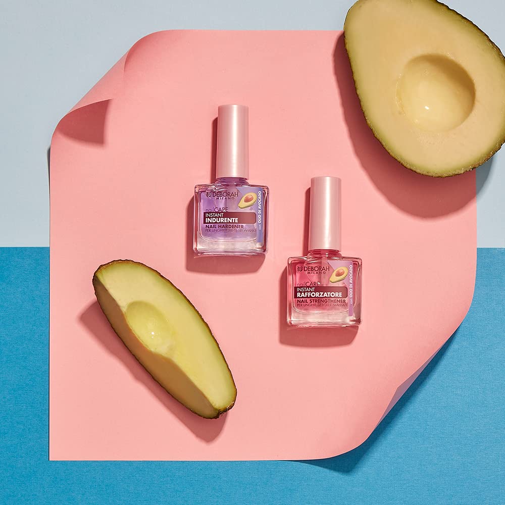 Deborah Milano - Härter Nagellack für knackende Nägel, mit Kalzium, Keratin und Avocadoöl, verleiht
